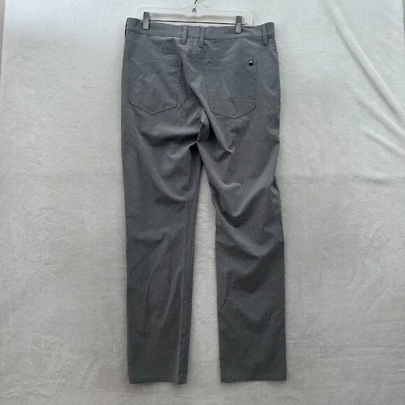 Travis Mathew Pants Men 34x31 Gray Chino Golf Performance Open To Close - Picture 11 of 11